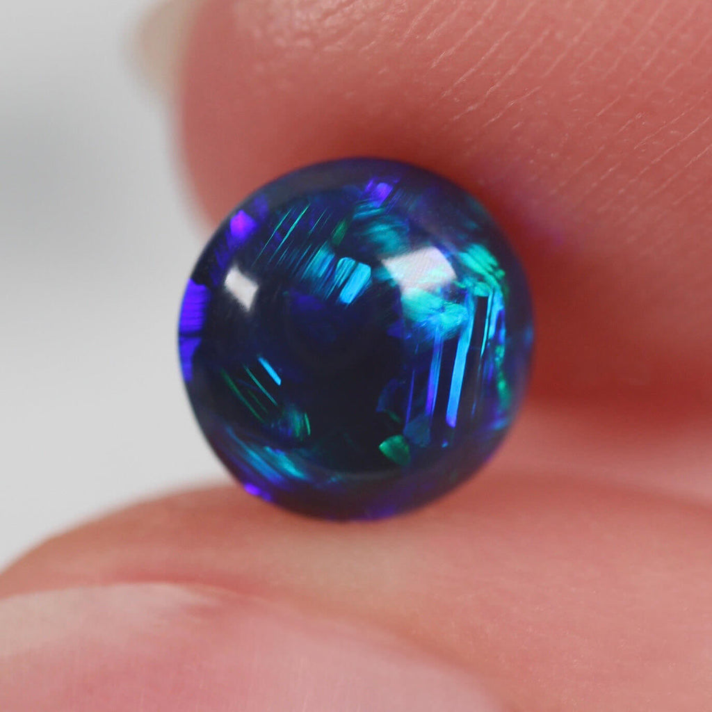 1.11ct Black Opal - 6.8 x 6.7 x 4.0mm