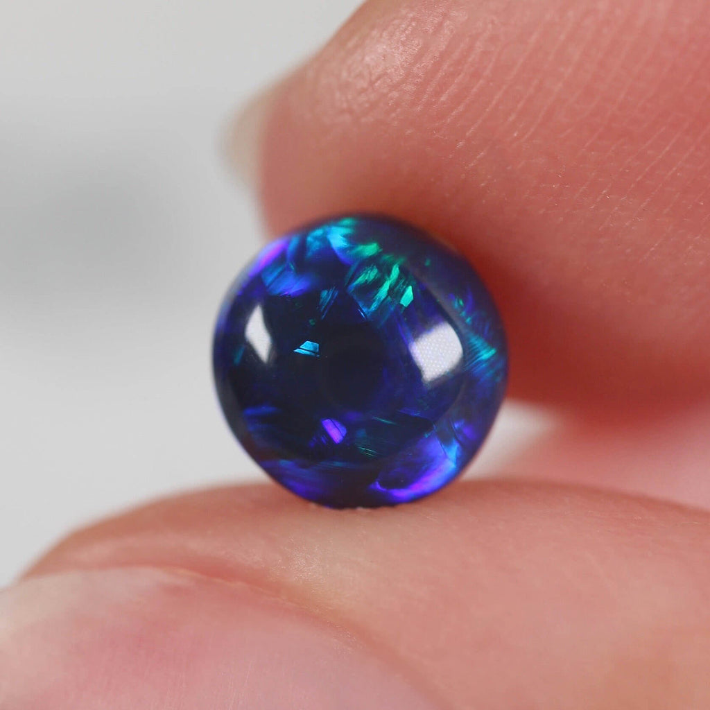 1.11ct Black Opal - 6.8 x 6.7 x 4.0mm
