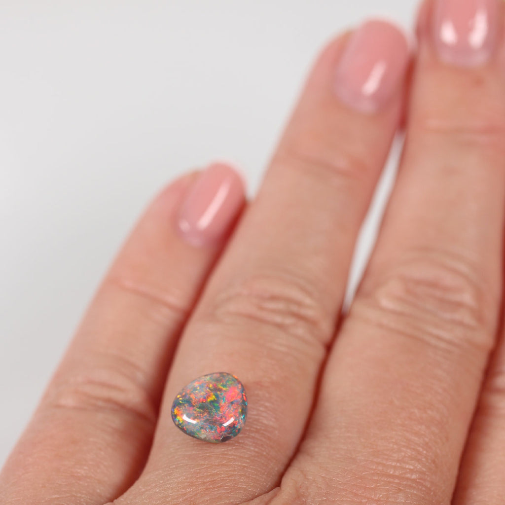 2.04ct Black Opal - 8.7 x 8.5 x 4.8mm