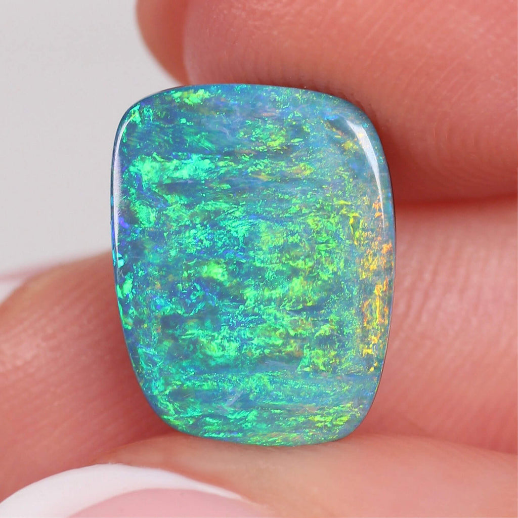 3.76ct Boulder opal - 12.44 x 9.85 x 3.06mm