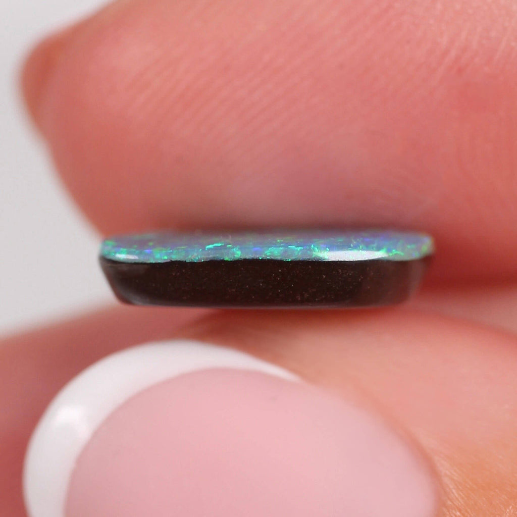 3.76ct Boulder opal - 12.44 x 9.85 x 3.06mm
