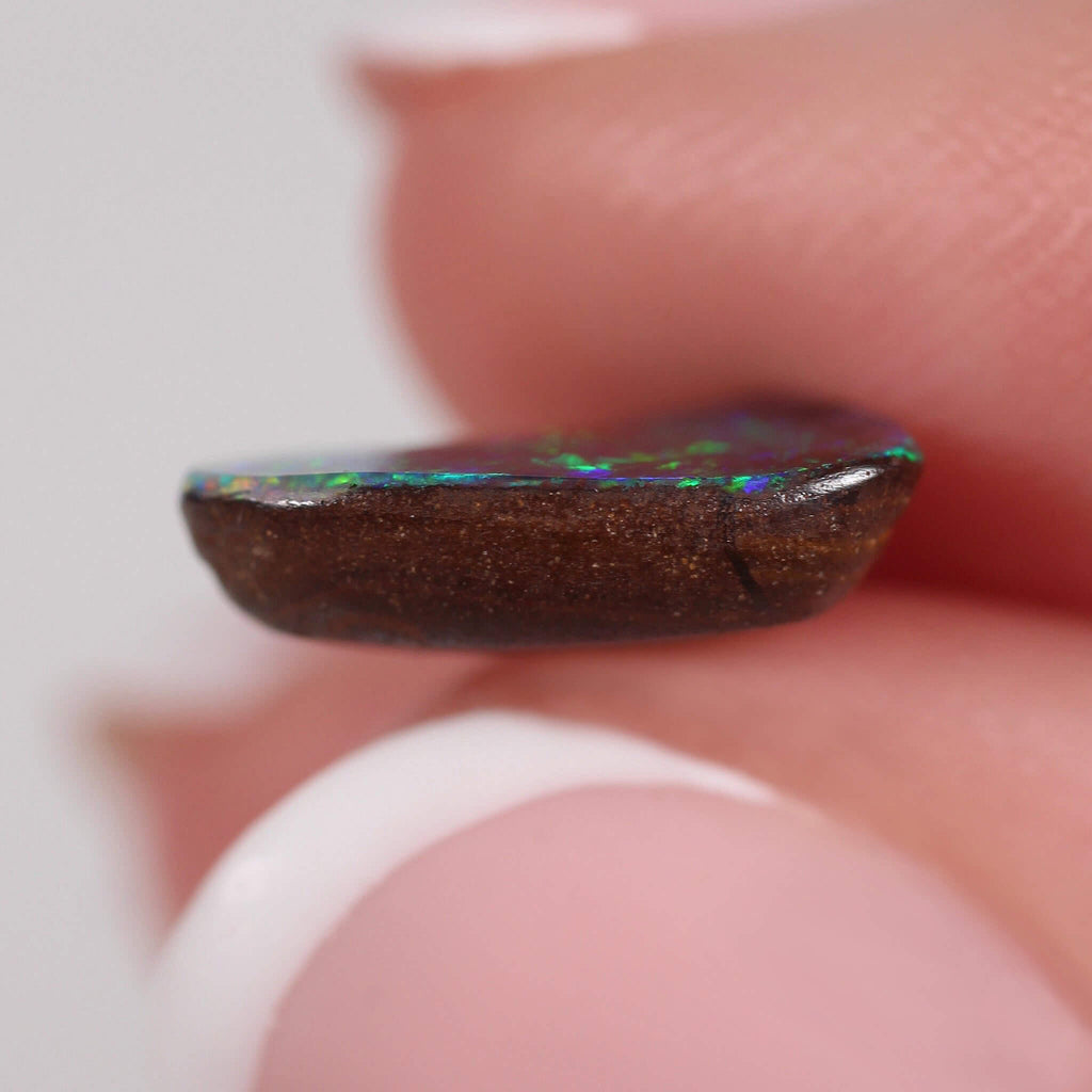 3.68ct Boulder Opal - 12.49 x 11.70 x 3.85 mm