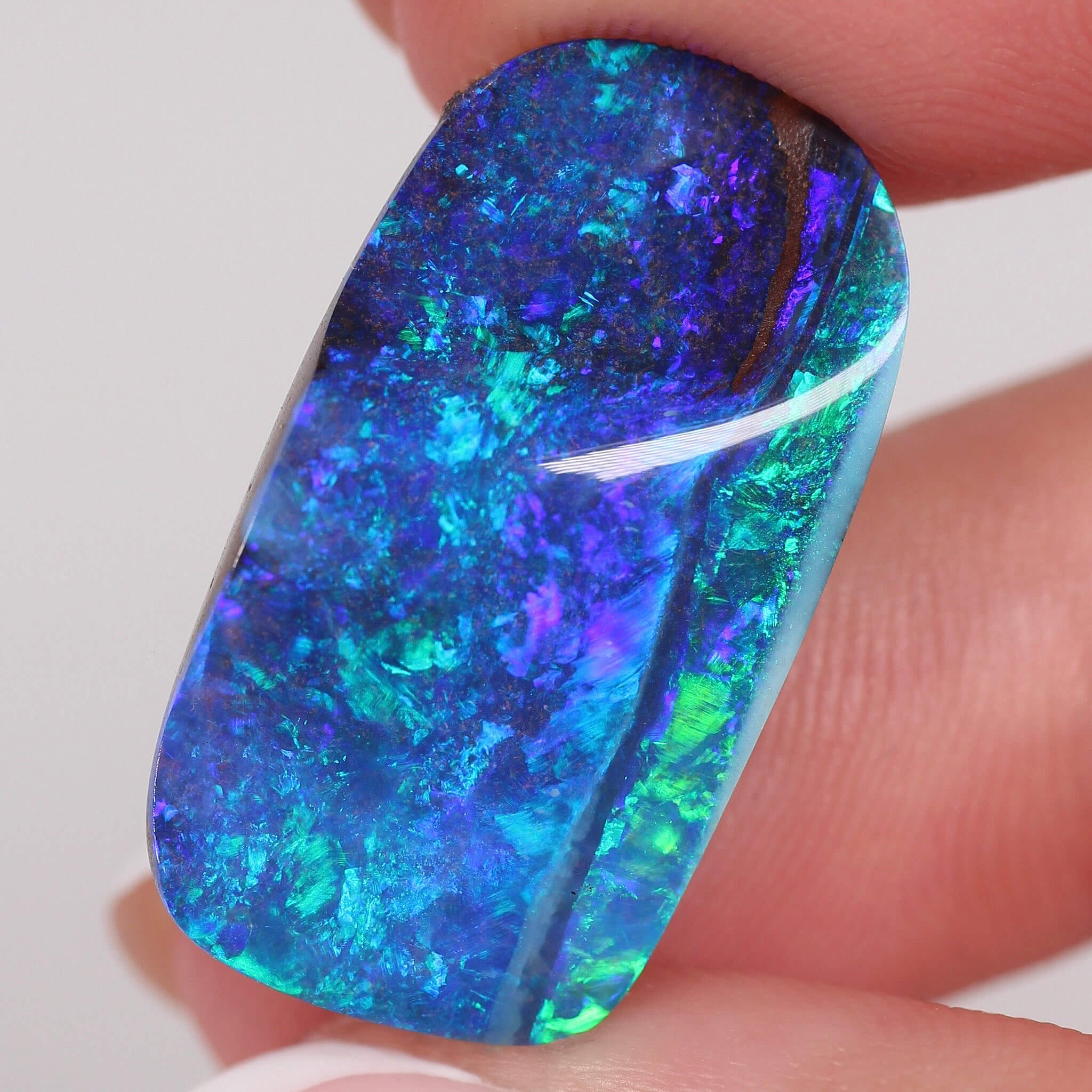 18.93ct Boulder Opal - 25.50 x 13.95 x 6.41mm