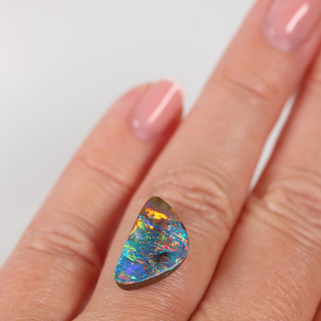5ct Boulder Opal - 16.40 x 9.61 x 3.95mm
