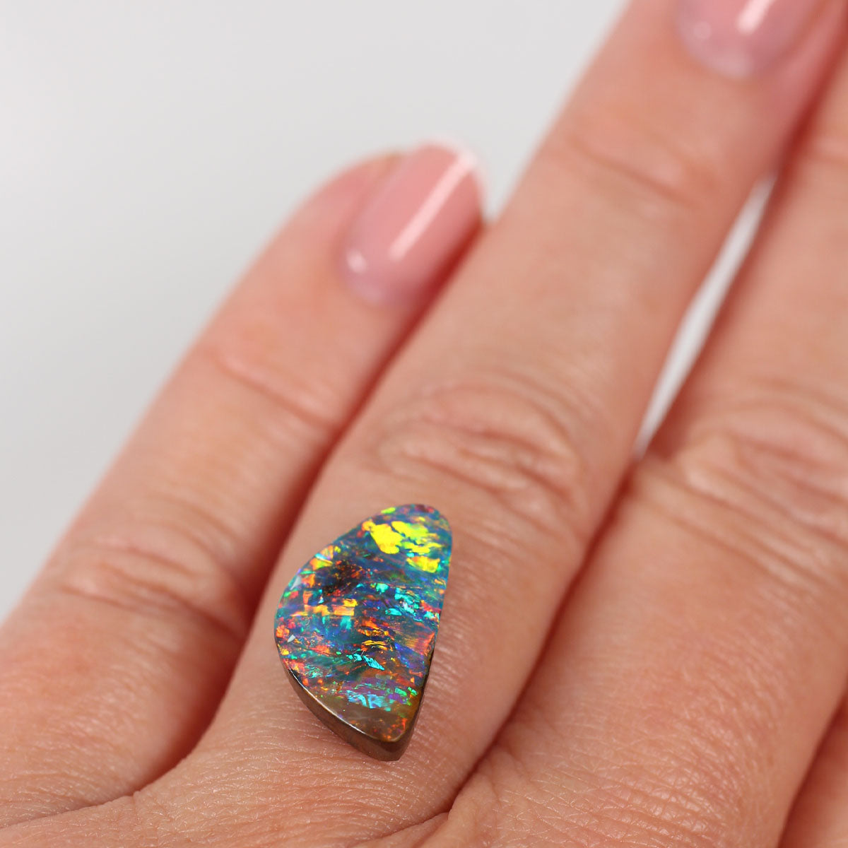 5ct Boulder Opal - 16.40 x 9.61 x 3.95mm