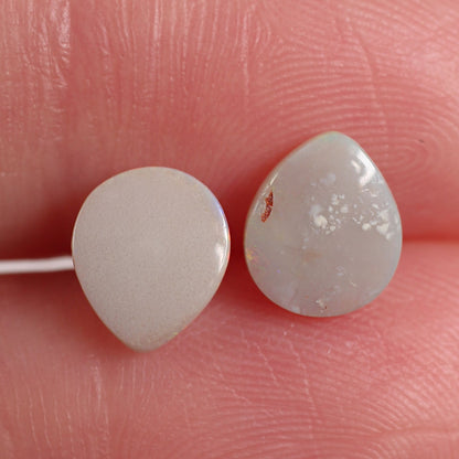 1.5 ct Light Opal Pair - 6.4 x 7.6 x 2.6mm
