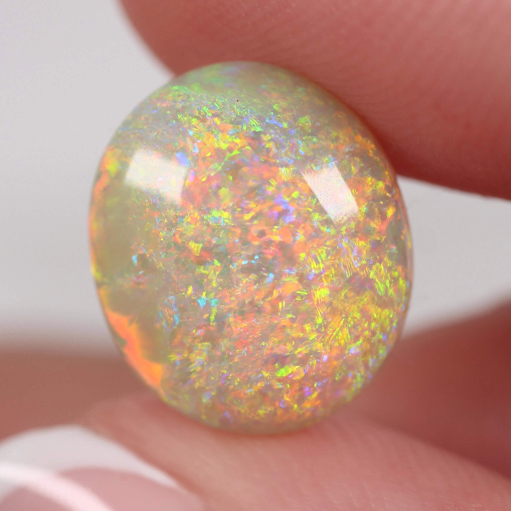 5.71ct Dark Opal - 14.1 x 12.2 x 5.9mm