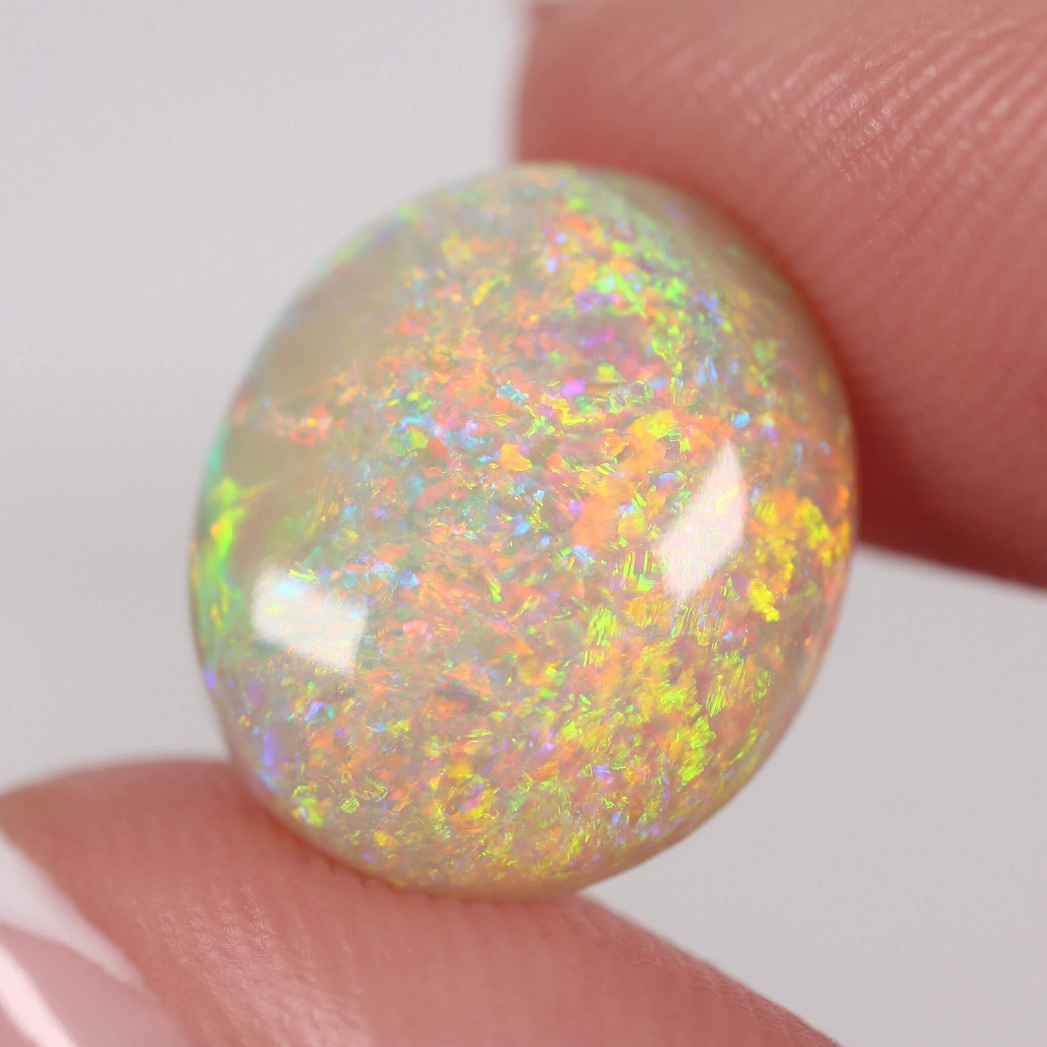 5.71ct Dark Opal - 14.1 x 12.2 x 5.9mm