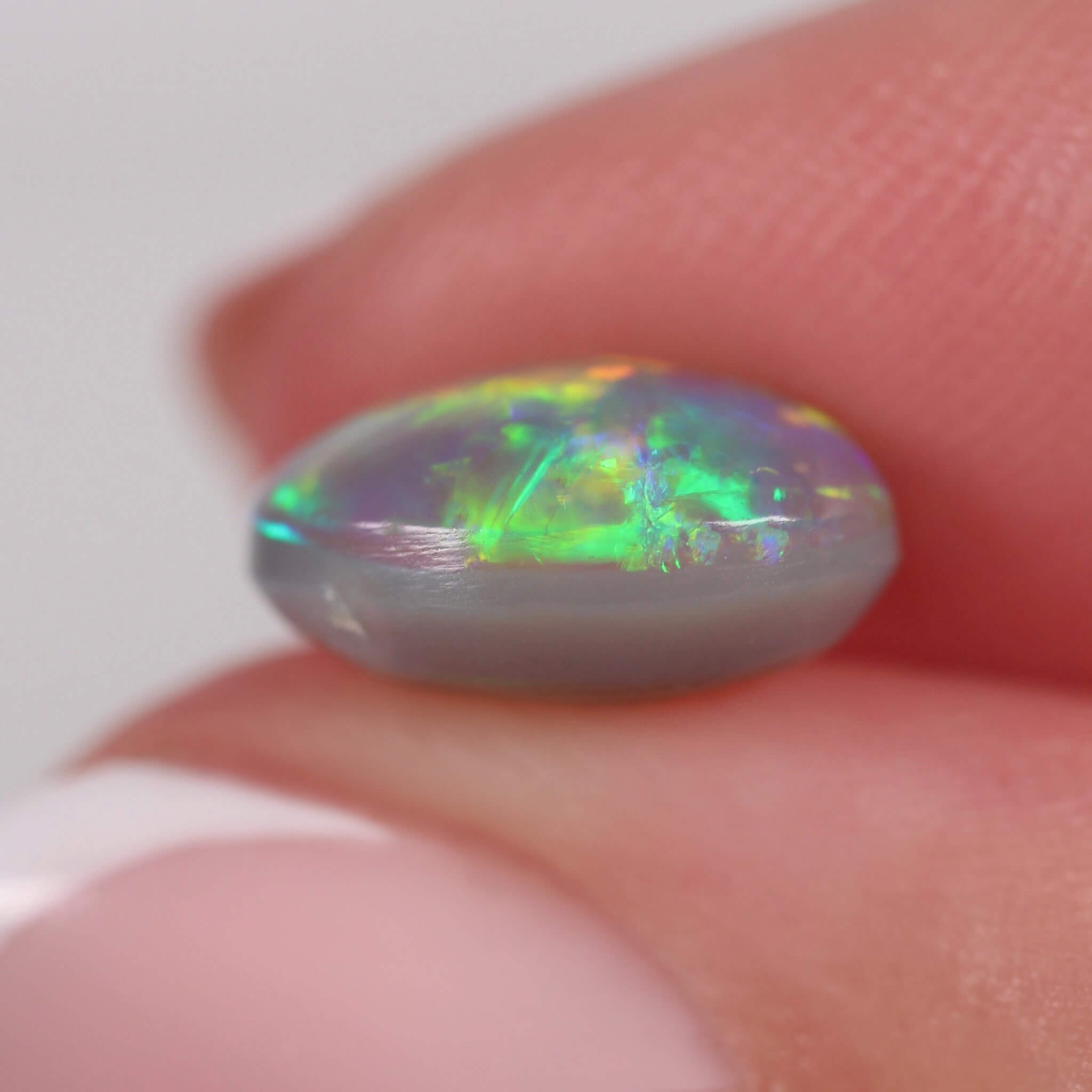 2.71ct Dark Crystal Opal - 10.7 x 7.9 x 5.5mm