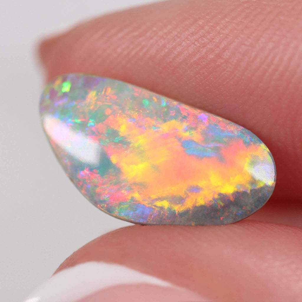 2.41ct Dark Opal  - 16 x 8.3 x 3.1mm