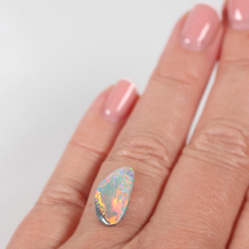 2.41ct Dark Opal  - 16 x 8.3 x 3.1mm