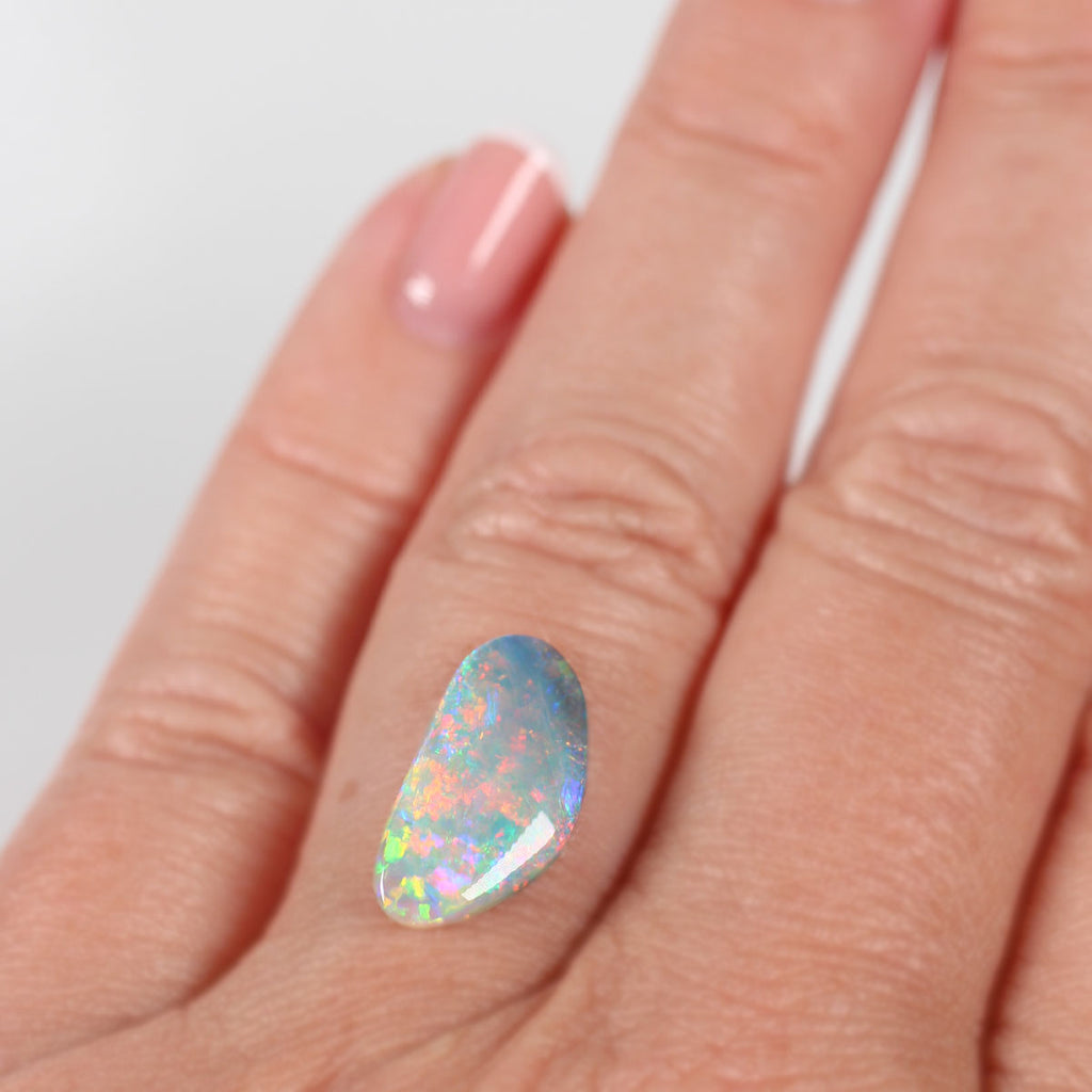 2.41ct Dark Opal  - 16 x 8.3 x 3.1mm