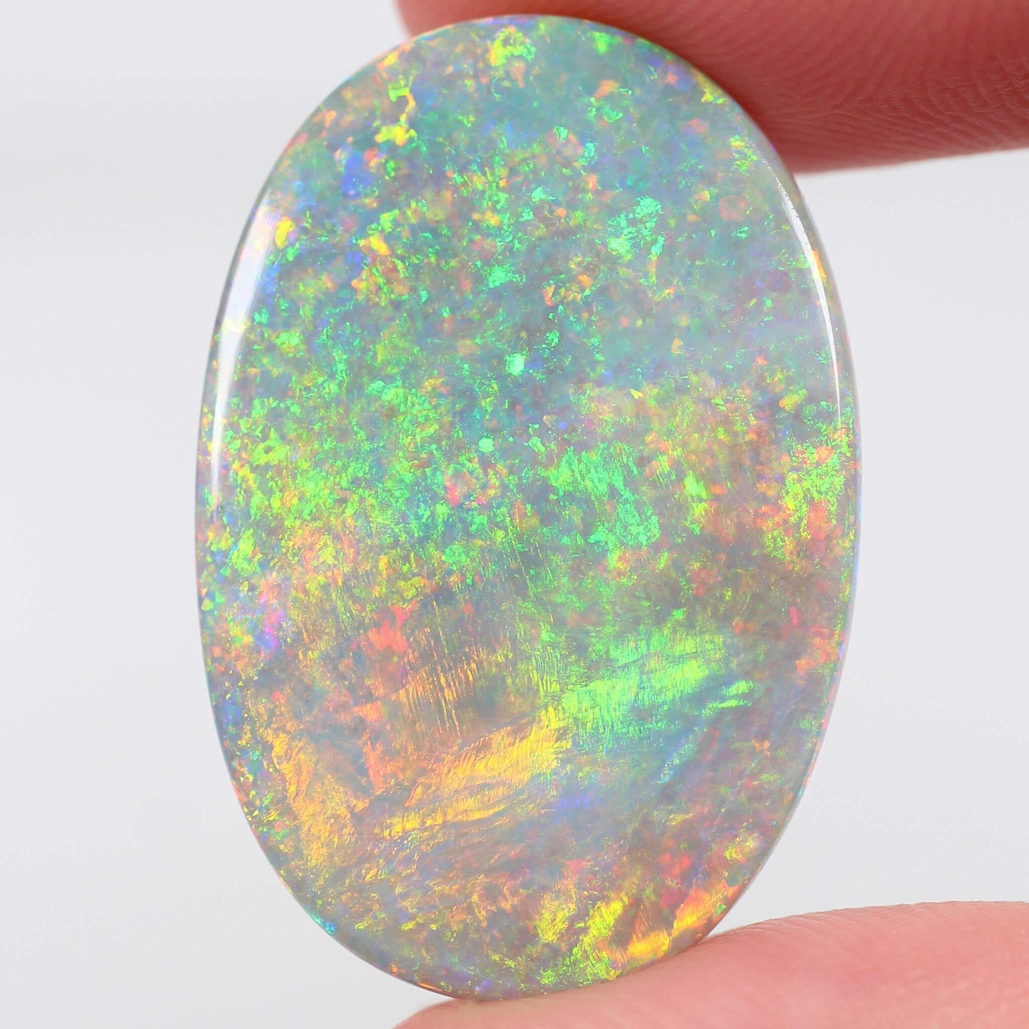 17.20ct Dark Opal - 30 x 20 x 6mm
