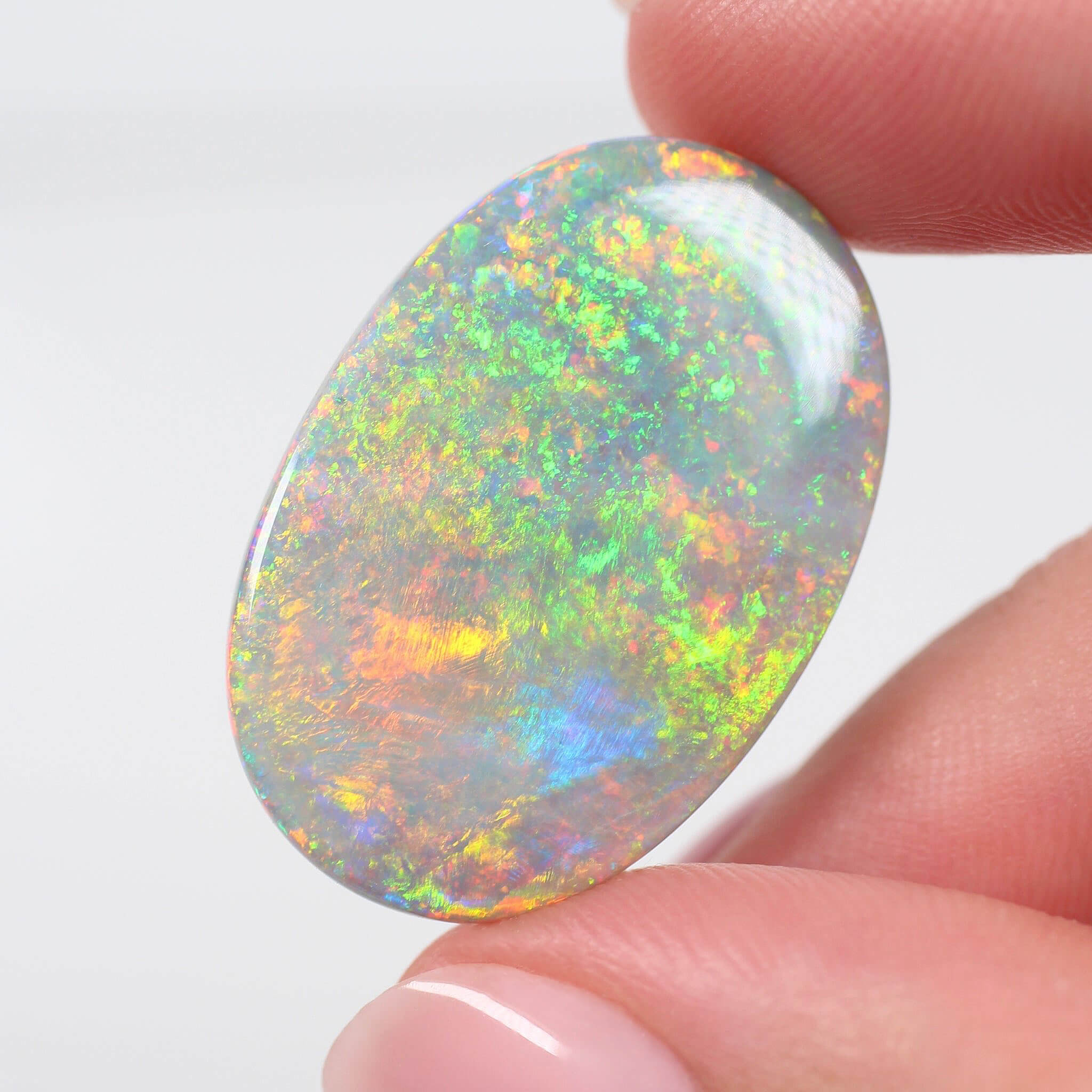 17.20ct Dark Opal - 30 x 20 x 6mm