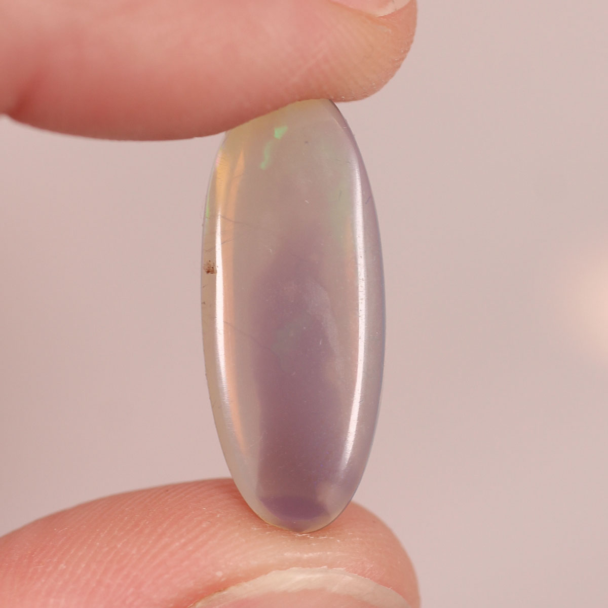 Lightning Ridge Dark Crystal Opal 4.9ct Natural Solid Bright Purple Green Foil Flash