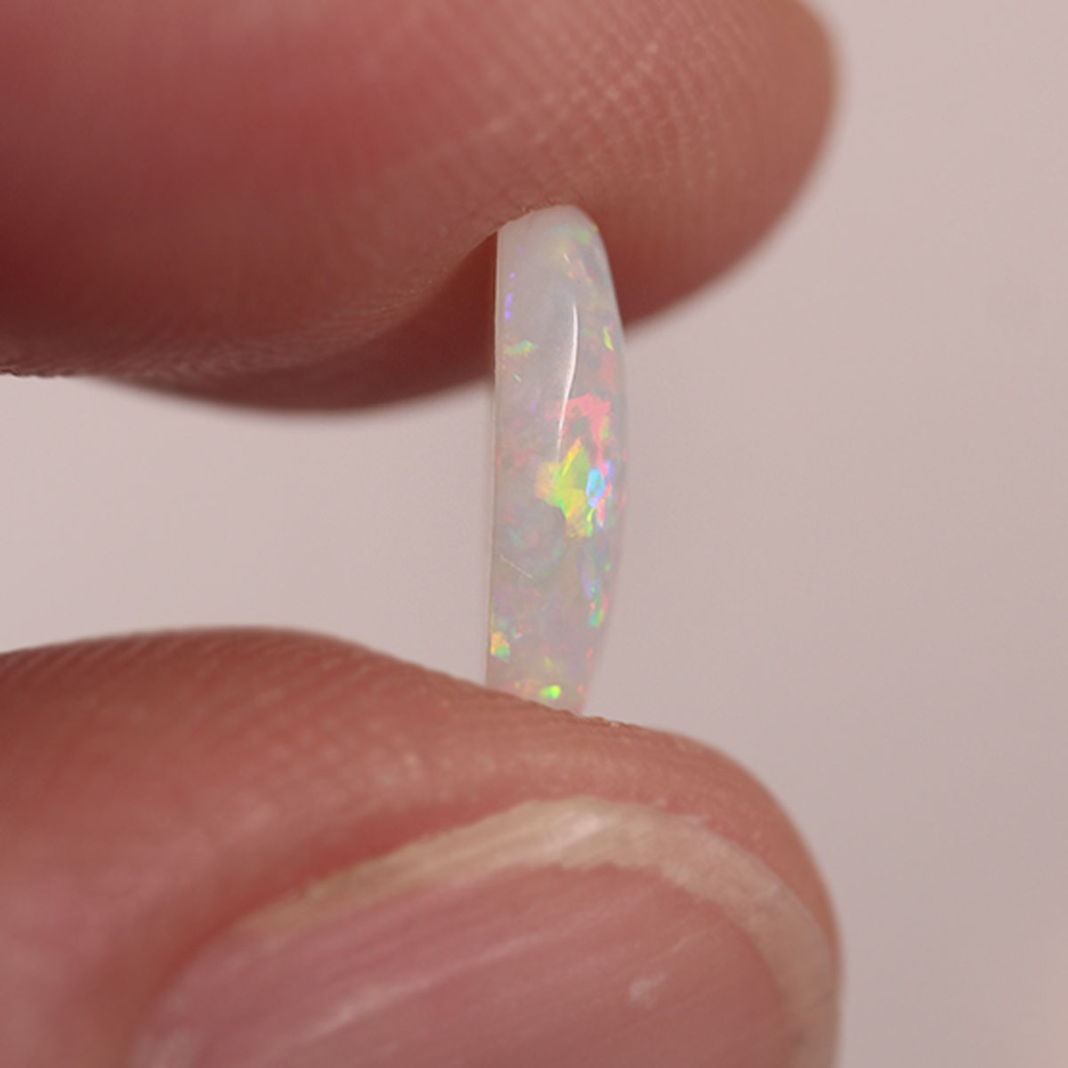 Lightning Ridge Light Opal 0.8ct Natural Solid Pink Blue Floral