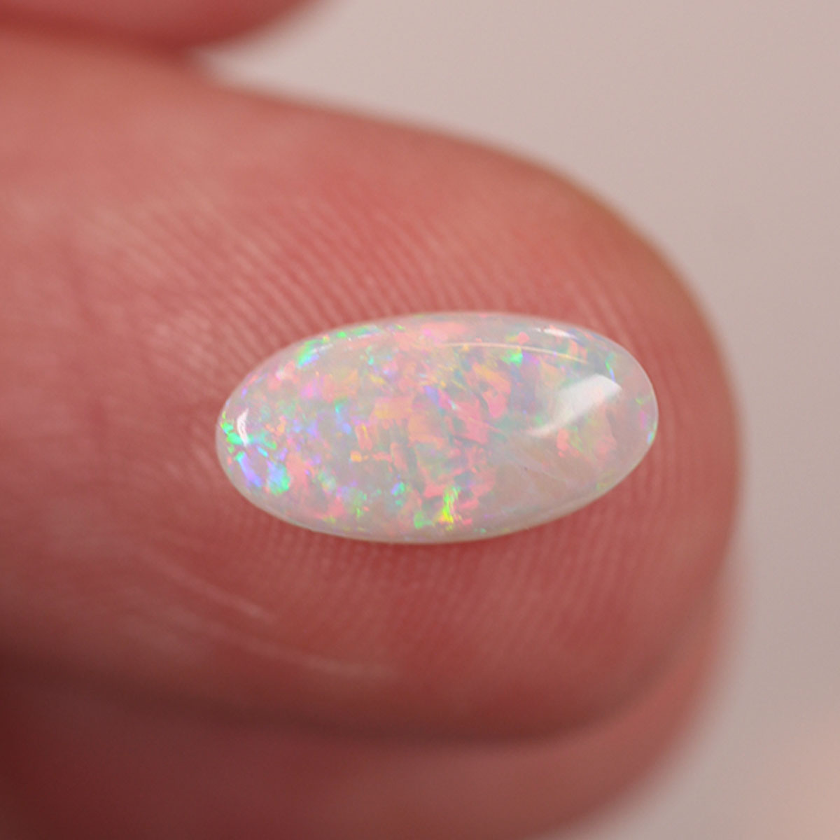 Lightning Ridge Light Opal 0.8ct Natural Solid Pink Blue Floral
