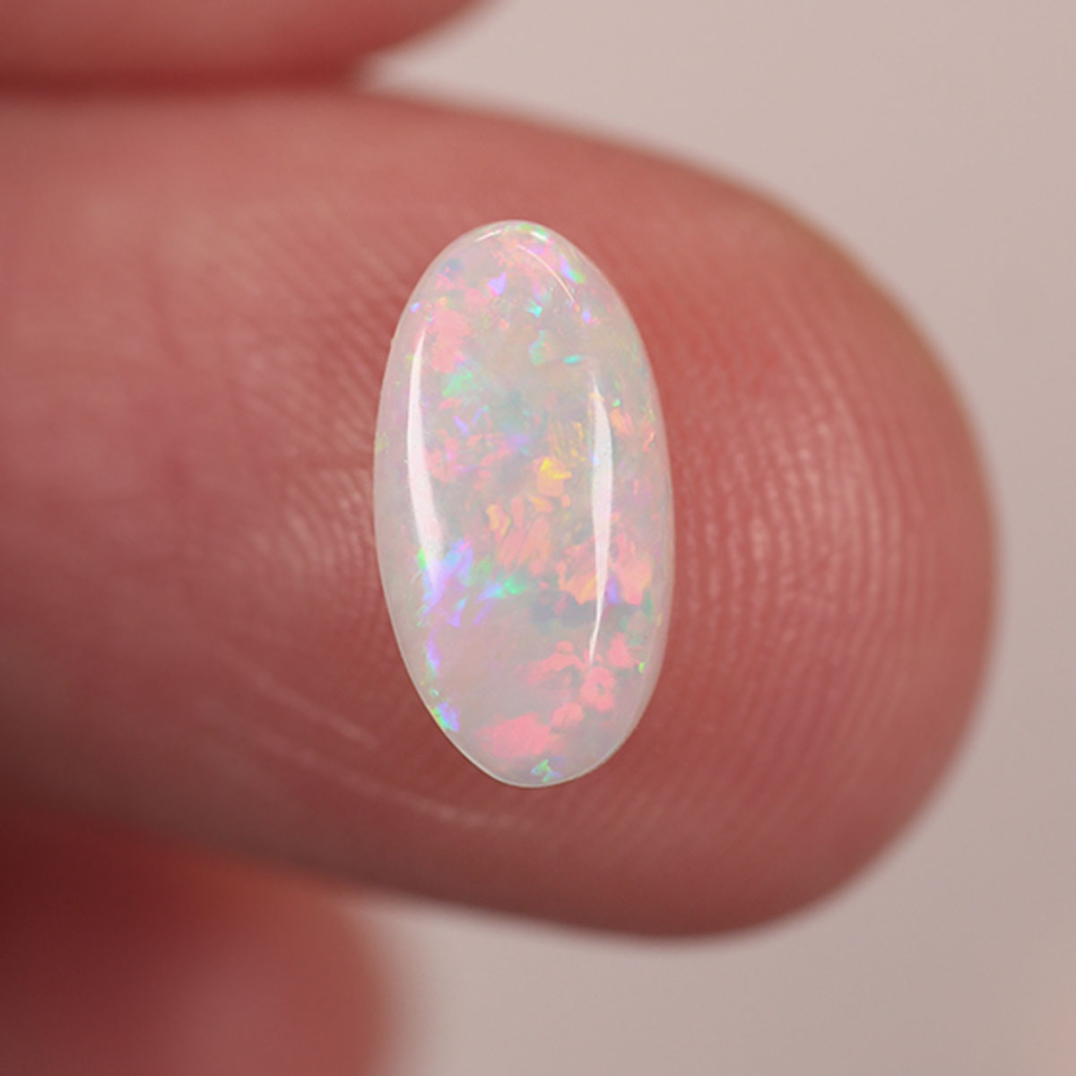 Lightning Ridge Light Opal 0.8ct Natural Solid Pink Blue Floral