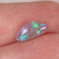 Lightning Ridge Dark Crystal 0.83ct Natural Solid Bright Blue Green Mackerel