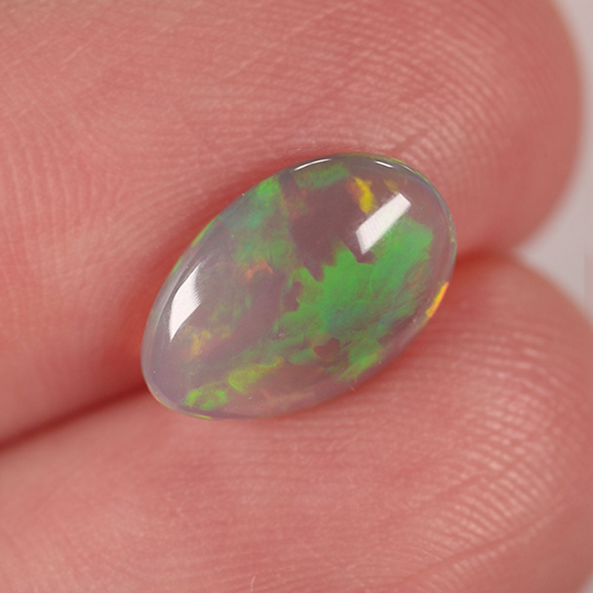 Lightning Ridge Dark Crystal 1.4ct Natural Solid Bright Green Orange Foil