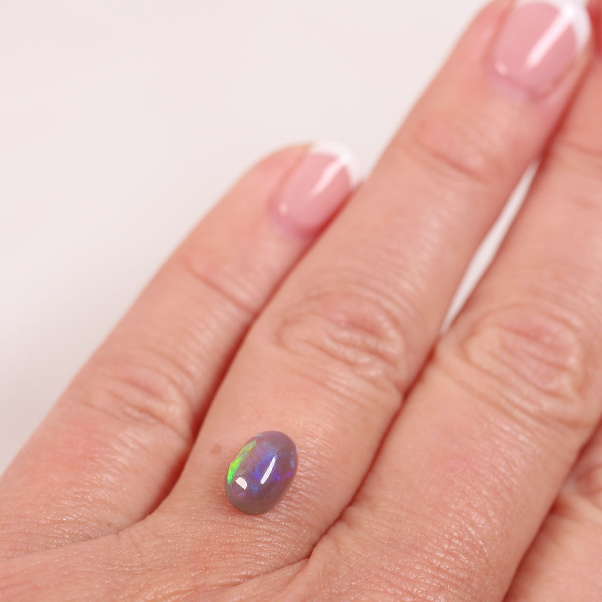 1.2 ct Dark Crystal Opal - 6 x 8.9 x 3.8mm