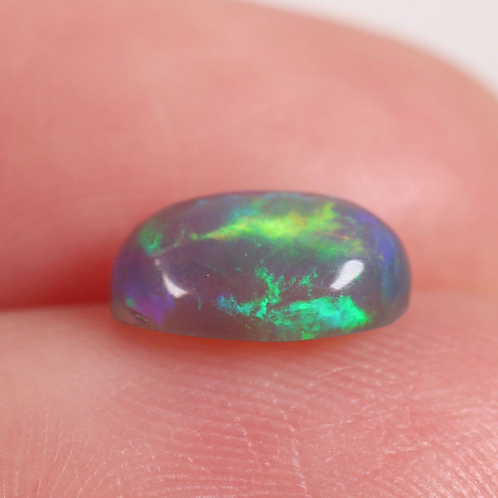 1.2ct Dark Crystal Opal - 6 x 8.9 x 3.8mm
