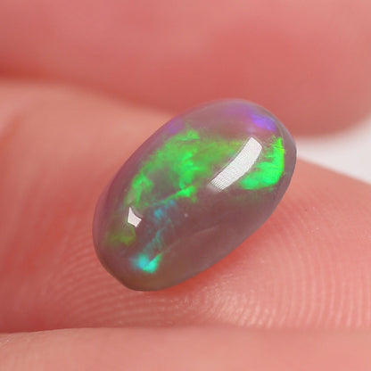 1.2 ct Dark Crystal Opal - 6 x 8.9 x 3.8mm