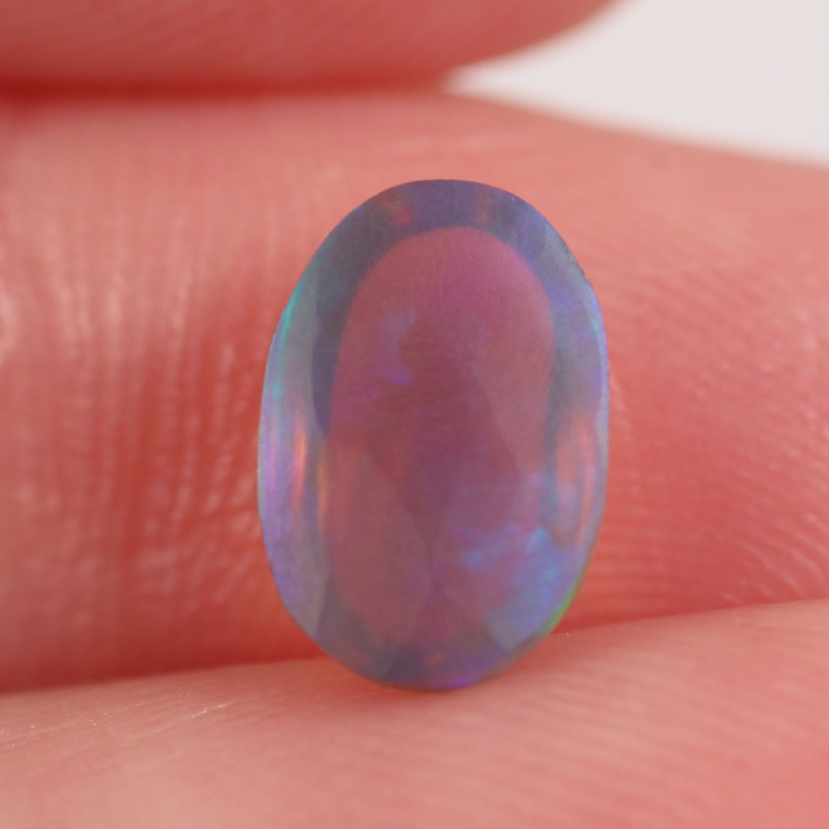 1.2 ct Dark Crystal Opal - 6 x 8.9 x 3.8mm