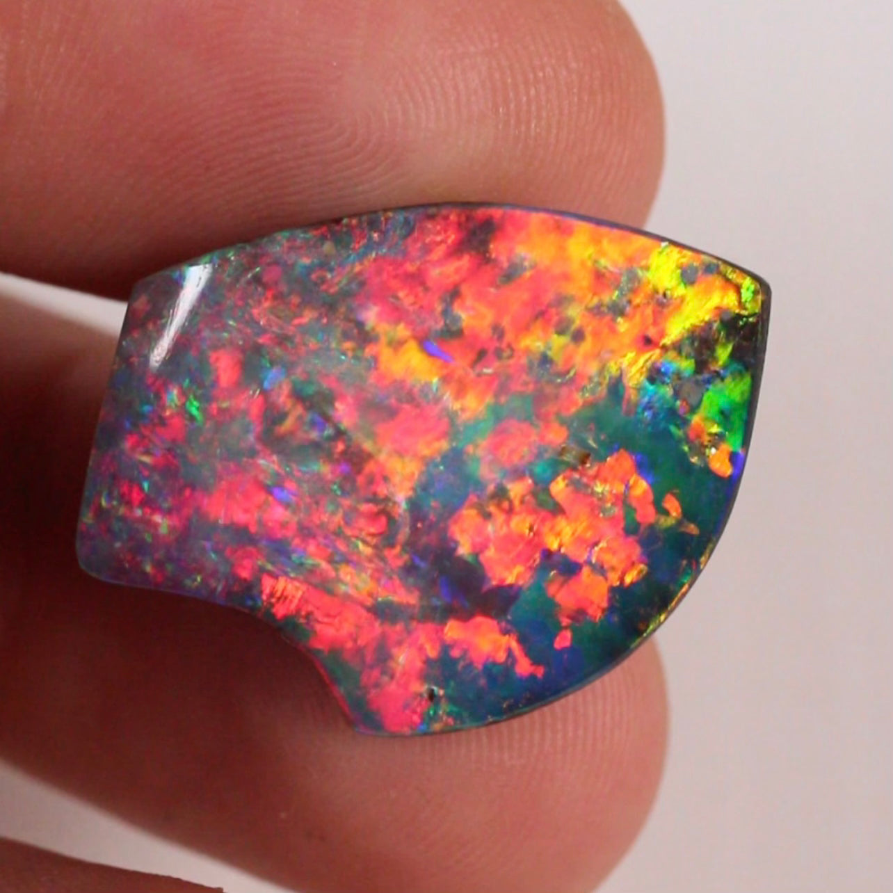 22.76ct Investment Boulder Opal - 18.7 x 26.4 x 6.9mm