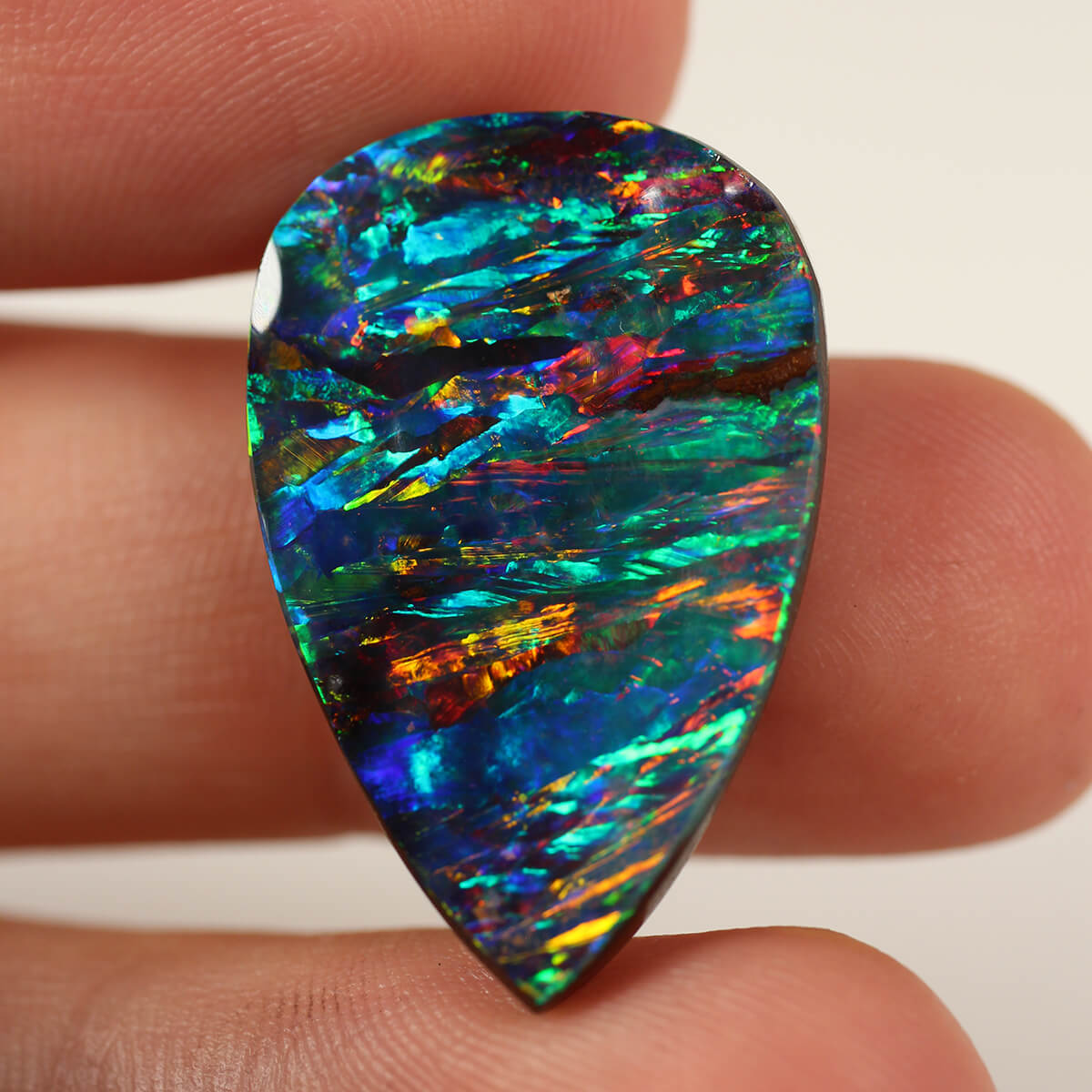 24.11ct Investment Boulder Opal - 19 x 29.6 x 5.3mm