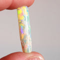 Coober Pedy Belemnite Crystal Opal 13.67ct Natural Solid Vivid Green Orange Foil/Broad