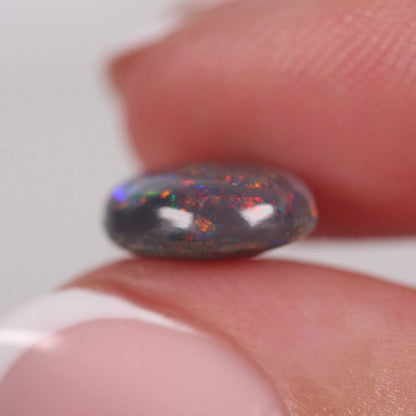 2.85ct Black Opal - 11 x 9.2 x 4.5mm