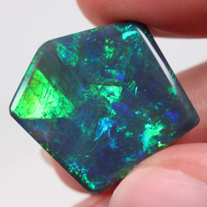 18.52ct Black Opal - 27.3 x 25.5 x 4.8mm