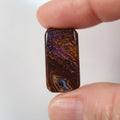 19.61ct boulder matrix from Winton with purple boulder matrix play-of-colour