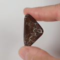 32.44ct soft blue boulder matrix cabochon with boulder matrix pattern