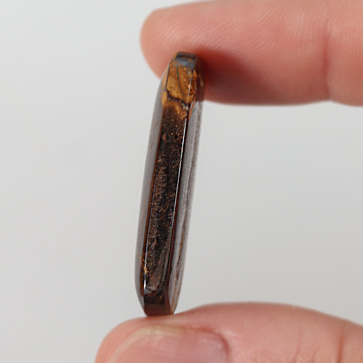 30.97ct Australian boulder matrix shown for size comparison
