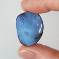 Blue boulder opal 21.53ct natural solid Australian opal from Winton