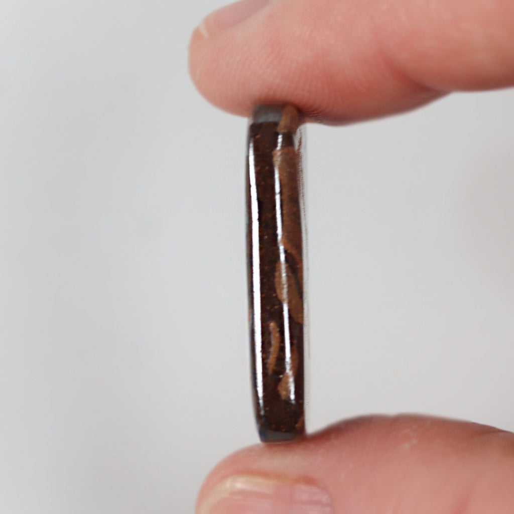 Size reference of 24ct boulder matrix cabochon