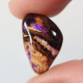 Opalton boulder matrix 6.49ct showing refined purple play-of-colour