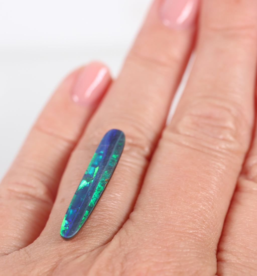 5.68ct Boulder Opal - 5.2 x 27.5 x 3.9 mm
