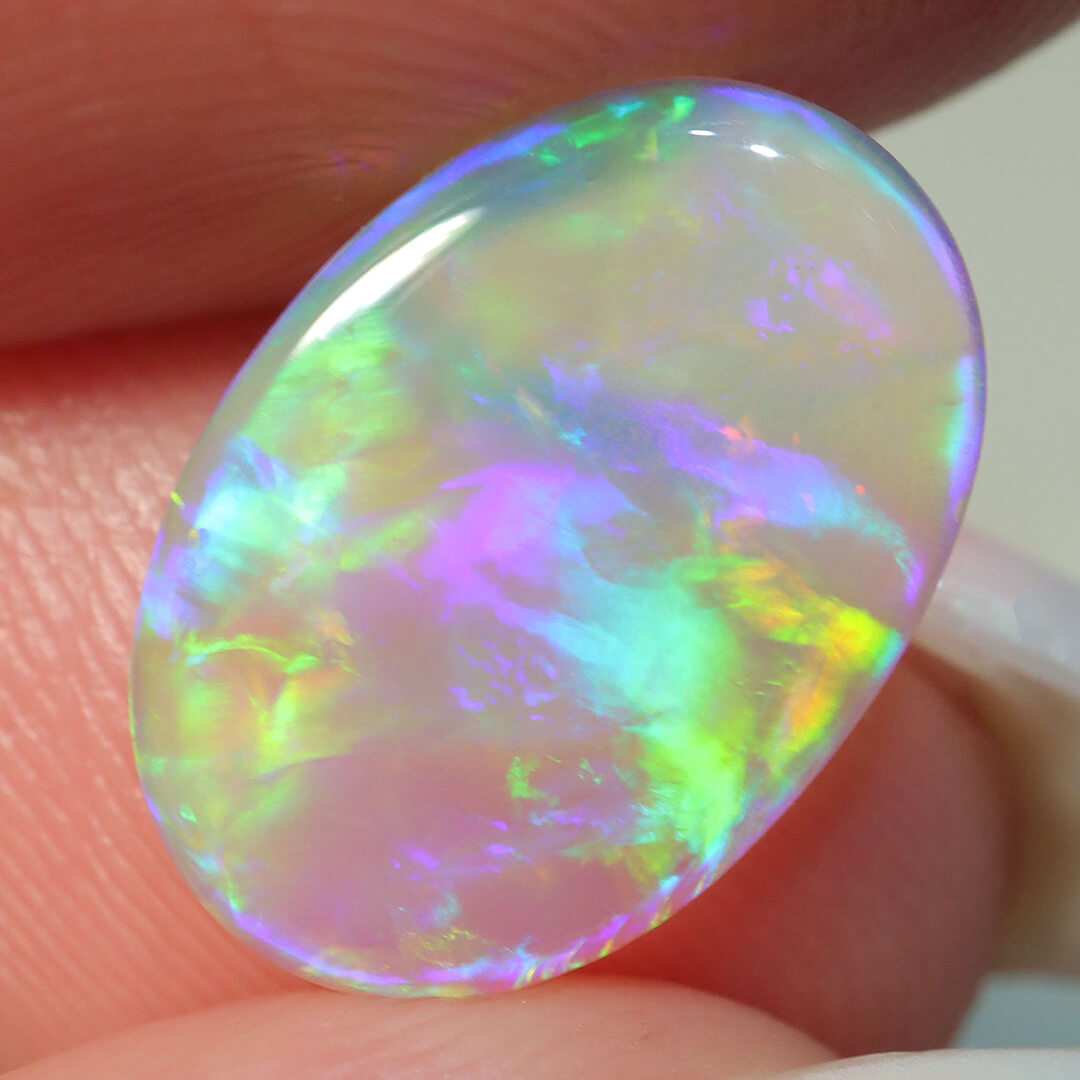 1.94ct Dark Crystal Opal - 9.5 x 14 x 2mm