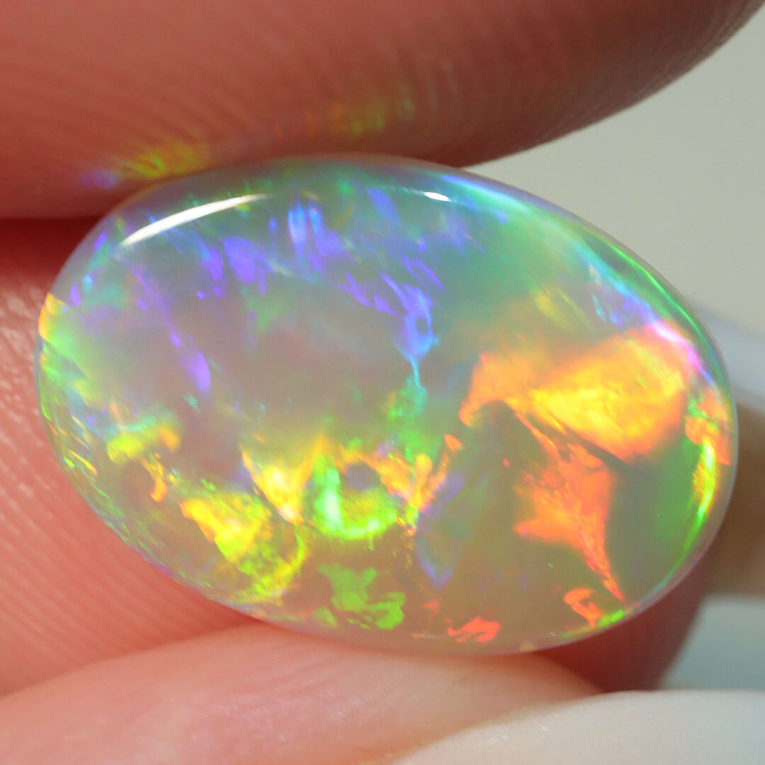 1.94ct Dark Crystal Opal - 9.5 x 14 x 2mm