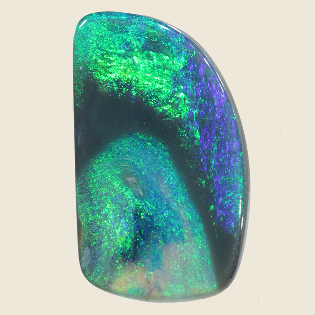 3.01ct Black Opal - 8.5 x 14.5 x 3 mm