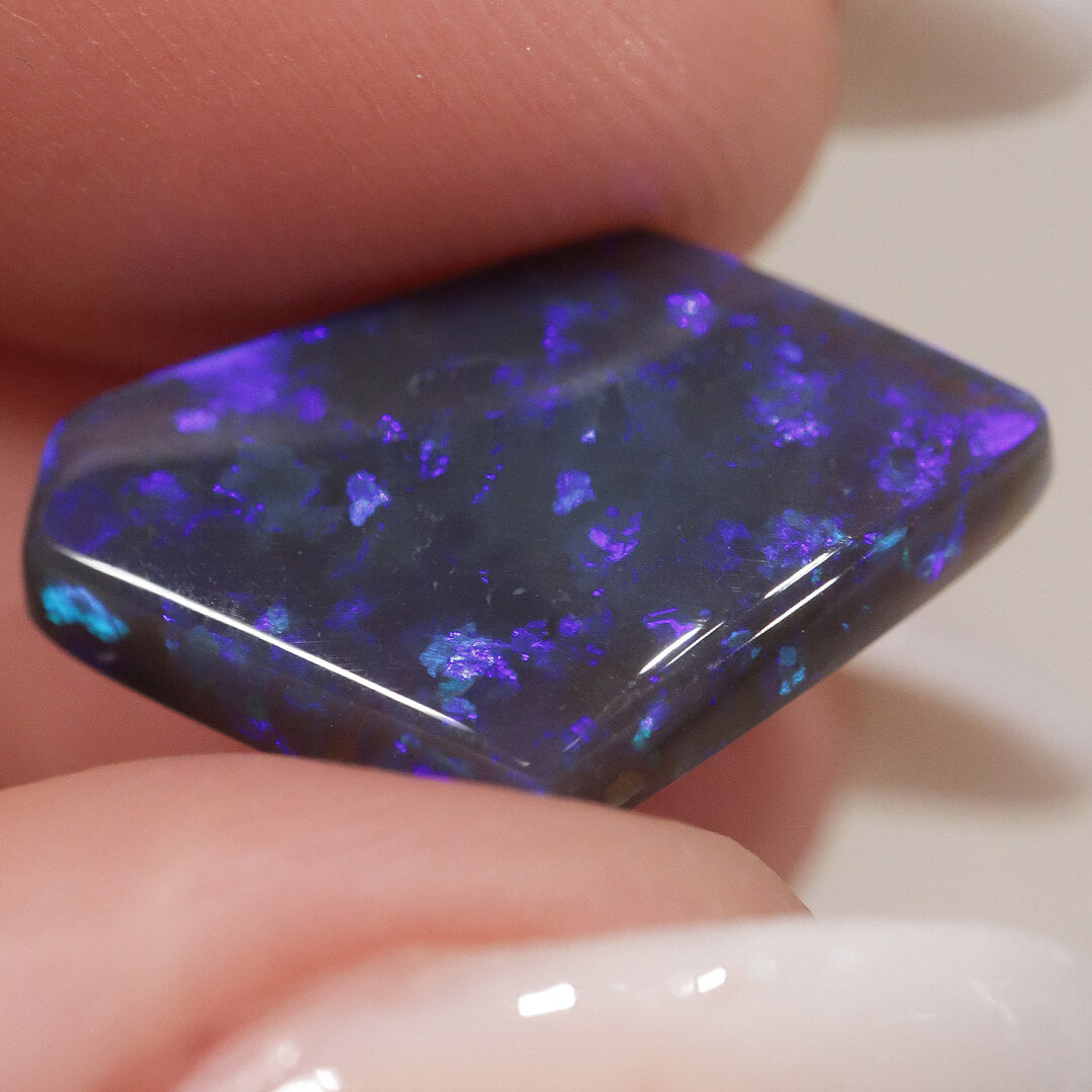 4.22ct Black Opal - 12 x 18 x 3.5mm