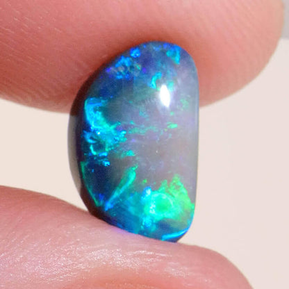 1.88ct Dark Crystal Opal - 6.5 x 11 x 3mm