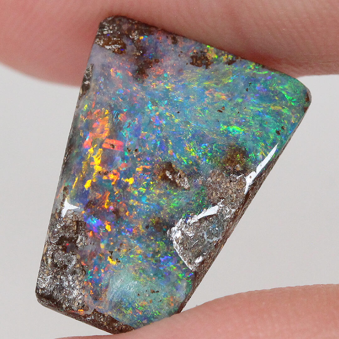 6.97ct Boulder Opal - 13 x 17.5 x 4.5mm