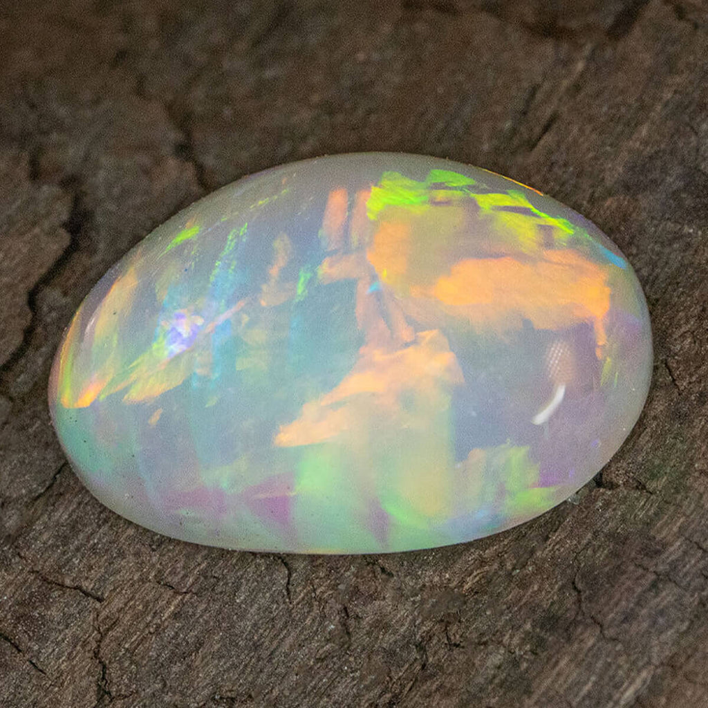 2.00ct Dark Crystal Opal - 8 x 11 x 3.5mm
