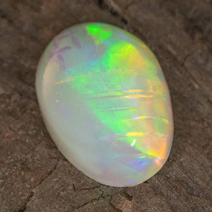 2.00ct Dark Crystal Opal - 8 x 11 x 3.5mm