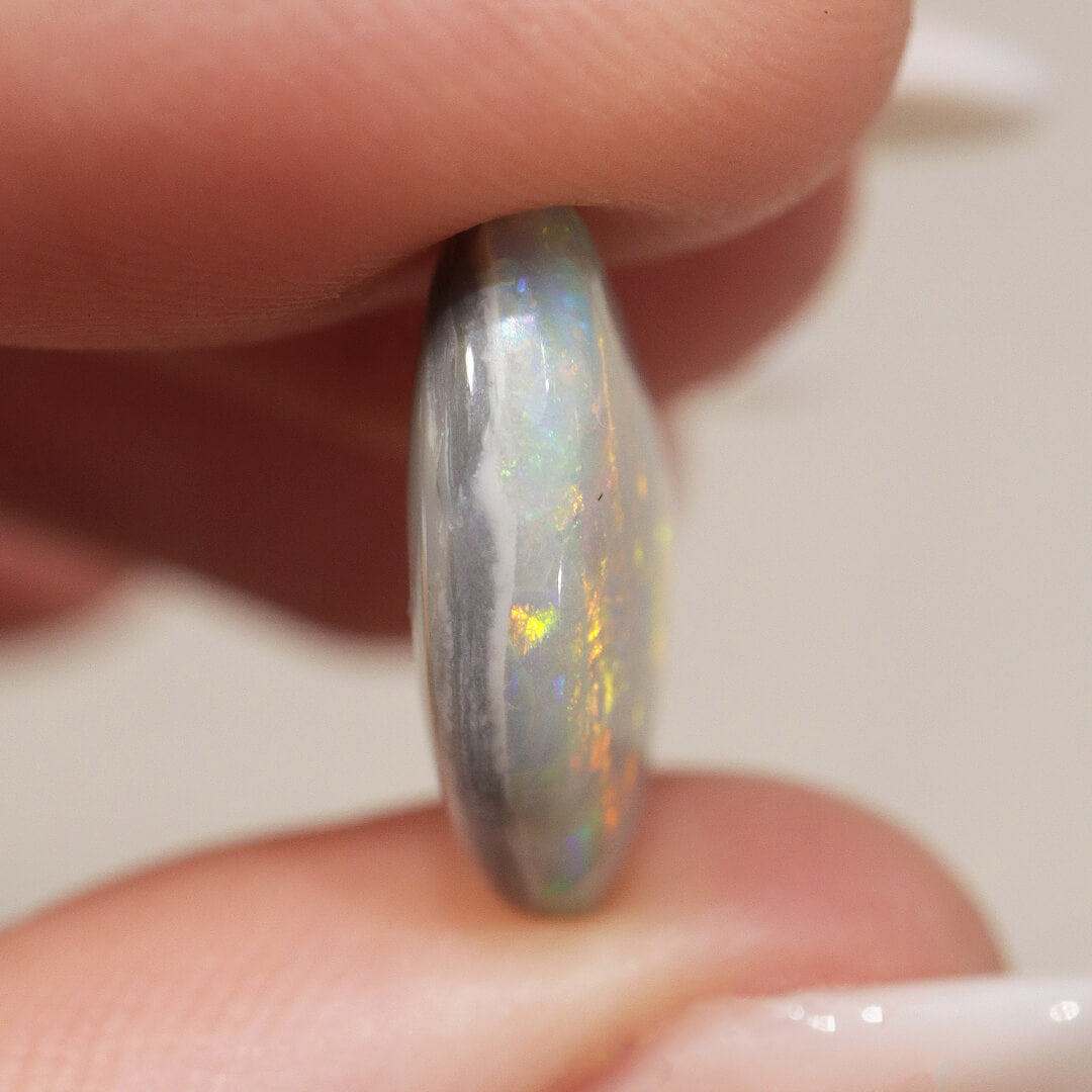 6.65ct Dark Opal - 13 x 14 x 5mm