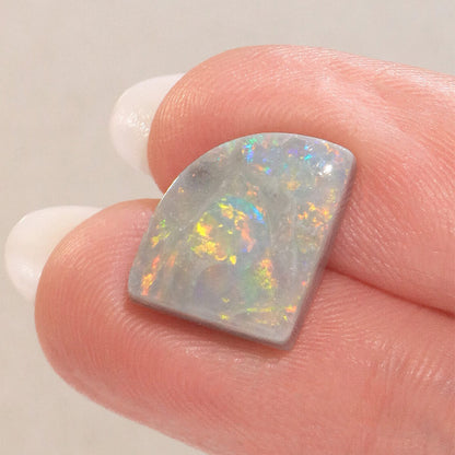 6.90ct Dark Opal - 11.5 x 13.5 x 5mm